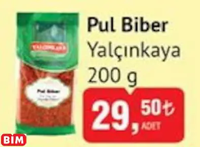 YALÇINKAYA PUL BİBER